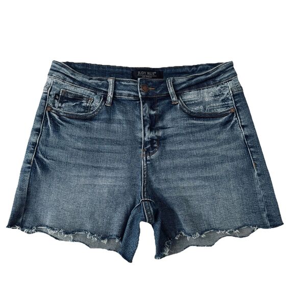 Judy Blue Pants - Judy Blue Denim Shorts M (W29 Inseam 3.5) Medium Super Stretch Print Denim Women